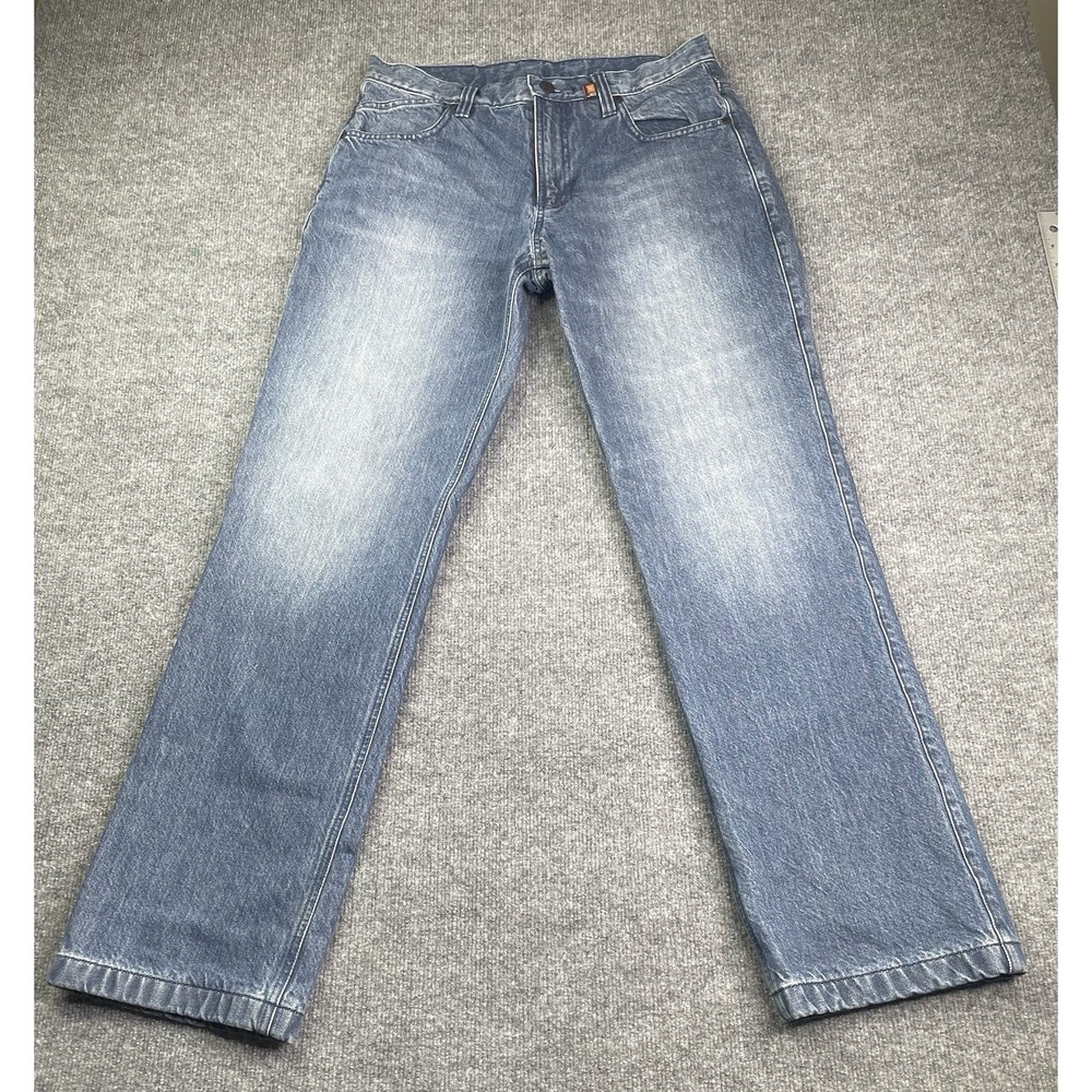 Klim K Fifty 1 Riding Jeans Men 32 Blue Denim Motorcycle D3O Kevlar NO PADS